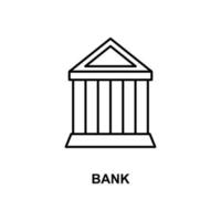 bank vector icon