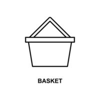 basket vector icon