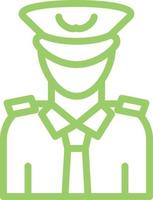 Captain Vector Icon Design