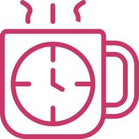 Coffee Time Vector Icon Design