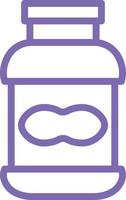 Peanut Butter Vector Icon Design