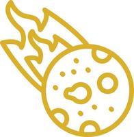 Comet Vector Icon Design