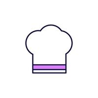 chef's hat vector icon