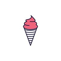 helado vector icono