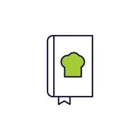 book of recipes vector icon