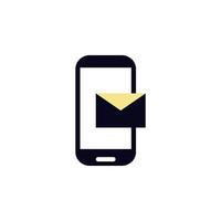 message on your phone vector icon