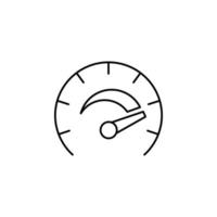 maximum speedometer indicators vector icon