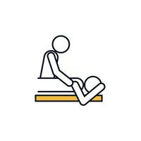 massage vector icon