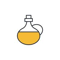 oil in a vessel vector icon