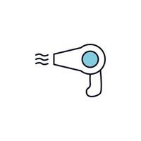 hair dryer vector icon