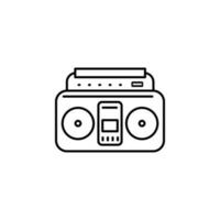 music tape recorder vector icon