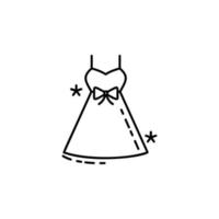 holiday dress dusk style vector icon