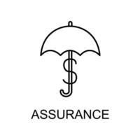 assurance vector icon