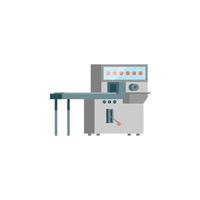 colored packing machine production vector icon