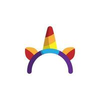 World pride day, unicorncolor vector icon