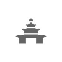 Pagoda vector icon