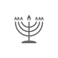 Menorah vector icon