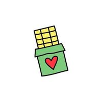 Valentine's Day, chocolate vector icon