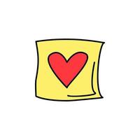 Valentine's Day, pillow vector icon