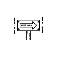 road sign dusk style vector icon