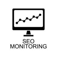 monitoring seo vector icon