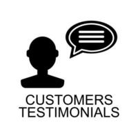 customer reviews vector icon