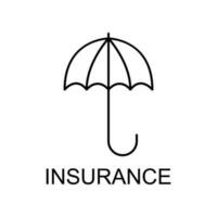 insurance sign vector icon