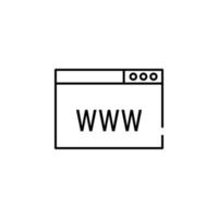 web browser vector icon