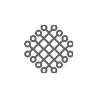 fishing net vector icon