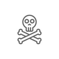 skull vector icon