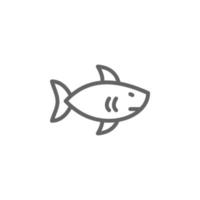 shark vector icon