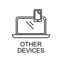 other devices vector icon