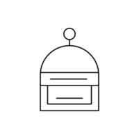 Robotic technology head vector icon