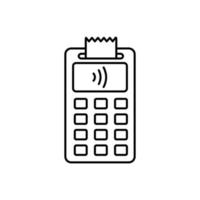 Nfc payment, electronic vector icon