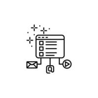 Website mail vector icon