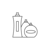 Perfume, mall, shop vector icon