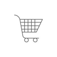Shopping cart, ,all vector icon