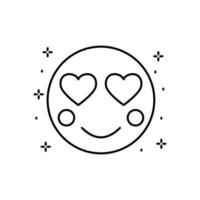 Smile, lovely vector icon