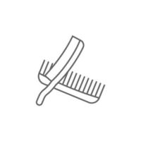 Shave, barber, grooming, mall vector icon