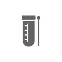 laboratory, test battery vector icon