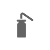 laboratory, wash bottle vector icon