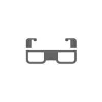 laboratory, glasses vector icon