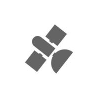 laboratory, satellite vector icon