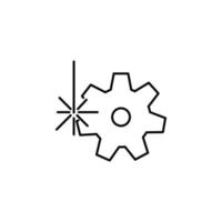 Cogwheel vector icon