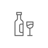 Wine, Italy vector icon