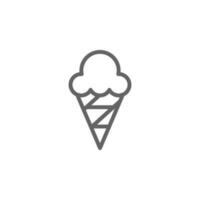Ice-cream, Italy vector icon