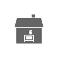 Insurance, house, property vector icon