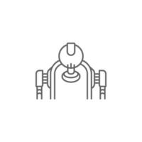 Android, robot, body vector icon