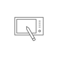 Tablet, technology vector icon