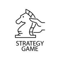 strategy game vector icon